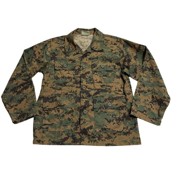 Rothco BDU Shirt Camo Military Jacket Kids Unisex Large 1128-0-654 Green Brown - Picture 1 of 7